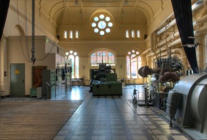 Bild 2 - Nordwolle Delmenhorst - Turbinenhalle innen, © Nordwolle Museum Bild 2 - Nordwolle Delmenhorst - Turbinenhalle innen, © Nordwolle Museum
